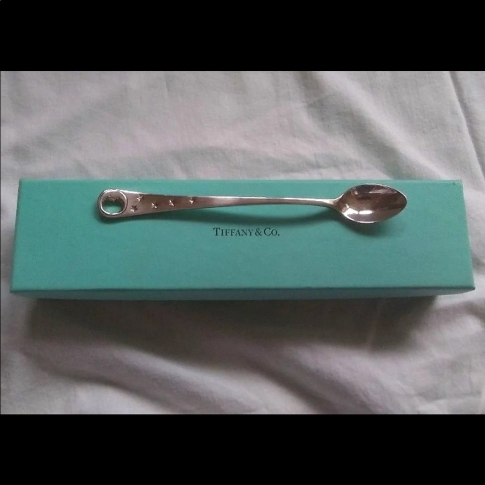 Tiffany Silver Man in the moon baby spoon